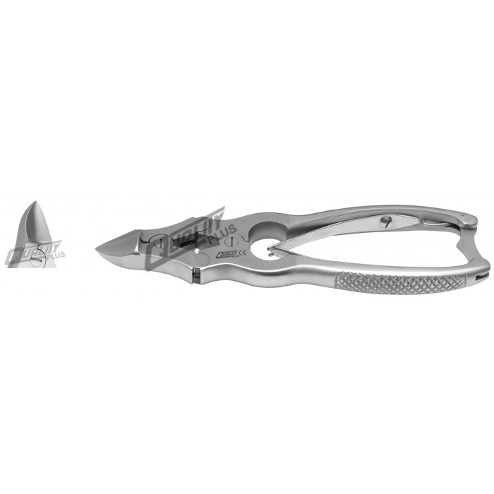 Double Action Nail Nipper Curved With Lock 15cm