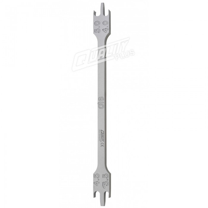 Aluminum Height Gauge Measures height of bracket placement from incisal edge. 3.5, 4.0, 4.5, and 5.0