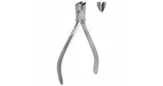 Distal End cutter and safety hold and flush cut with T.C
