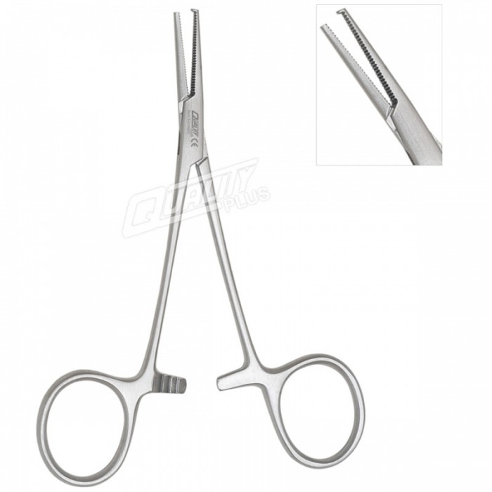 Masquito Forceps with Hook Size: 12cm STR For elastic modules or stainless steel ligature ties.