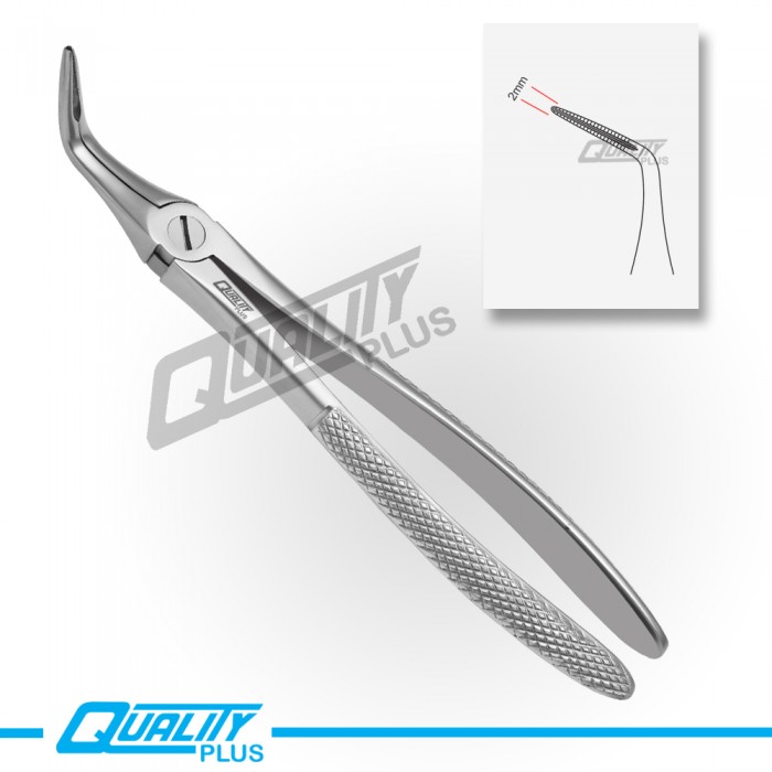 Fig: 46LX Extraction Forceps English Pattern Serration