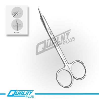 Surgical scissors, STEVENS, 11.5 cm, sharp-sharp, curved