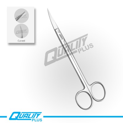 Surgical scissors, JOSEPH, 15 cm, sharp-sharp, curved