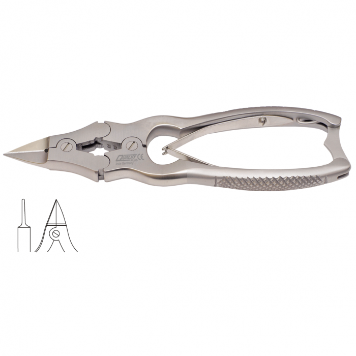 Double Action Nail Splitter Double Spring With Lock 15cm
